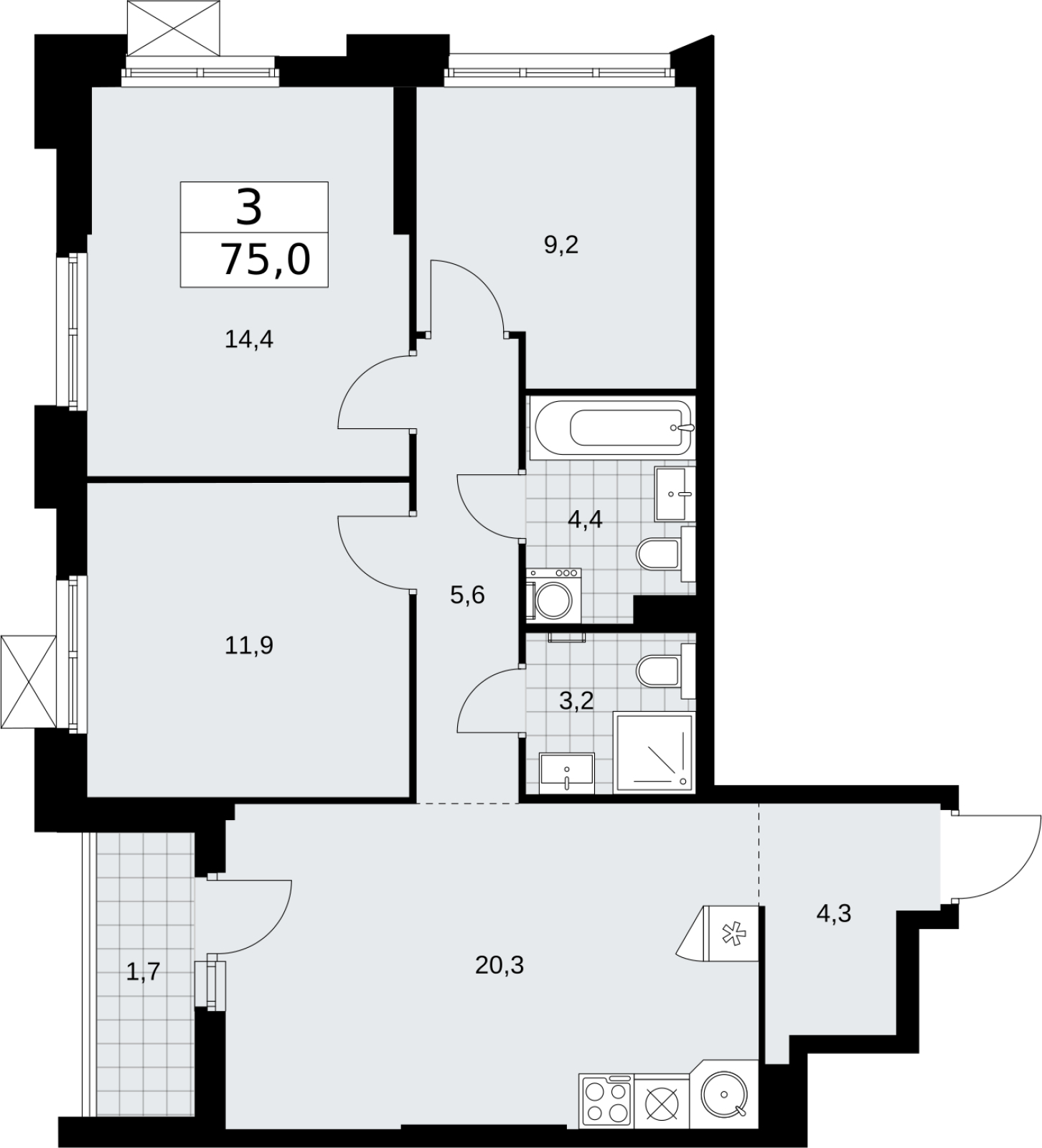 Объект по адресу Москва г, Десеновское п, Мостовая ул, д. 5