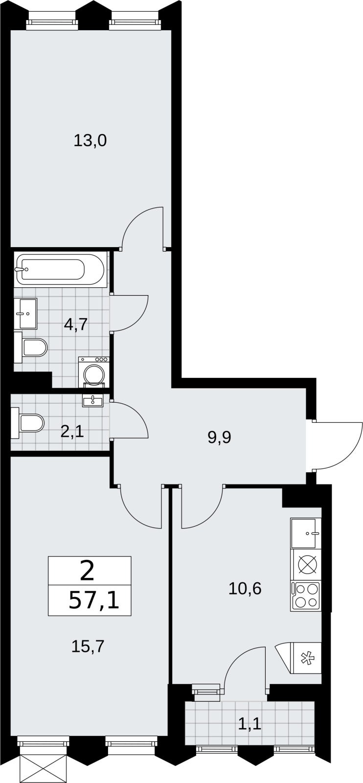Объект по адресу Москва г, Десеновское п, Мостовая ул, д. 5