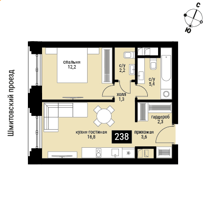 Объект по адресу Москва г, Шмитовский проезд, влд. 40