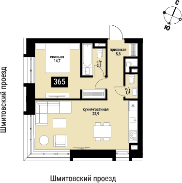 Объект по адресу Москва г, Шмитовский проезд, влд. 40
