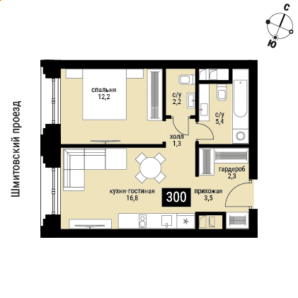 Объект по адресу Москва г, Шмитовский проезд, влд. 40