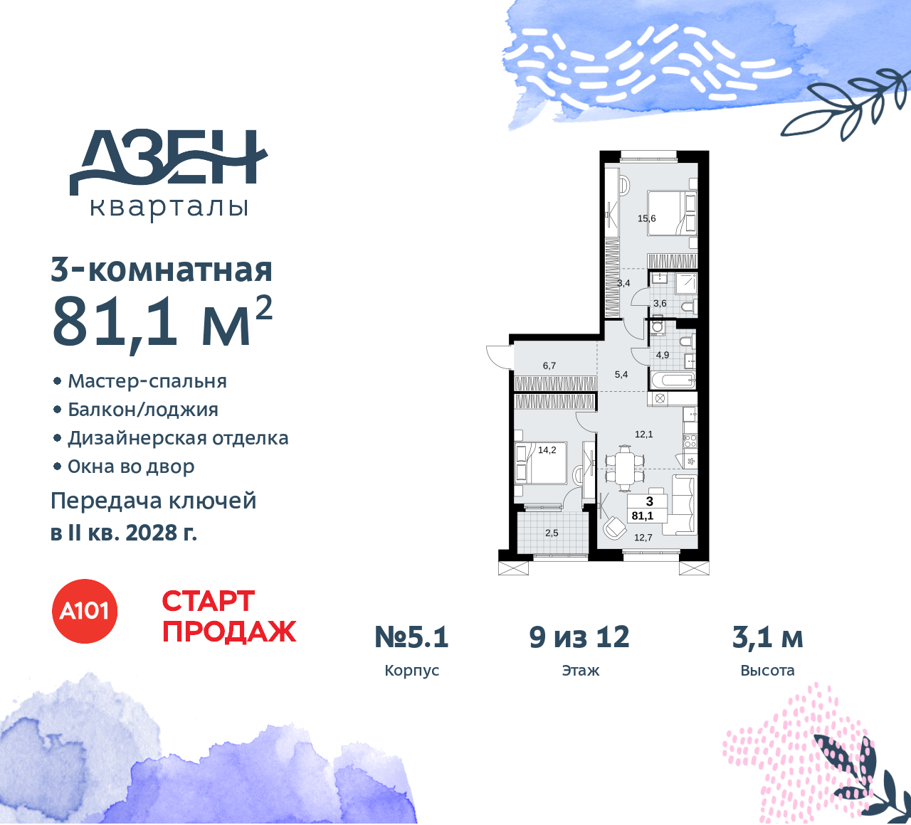 Объект по адресу Москва, Дзен-кварталы, 2.1 