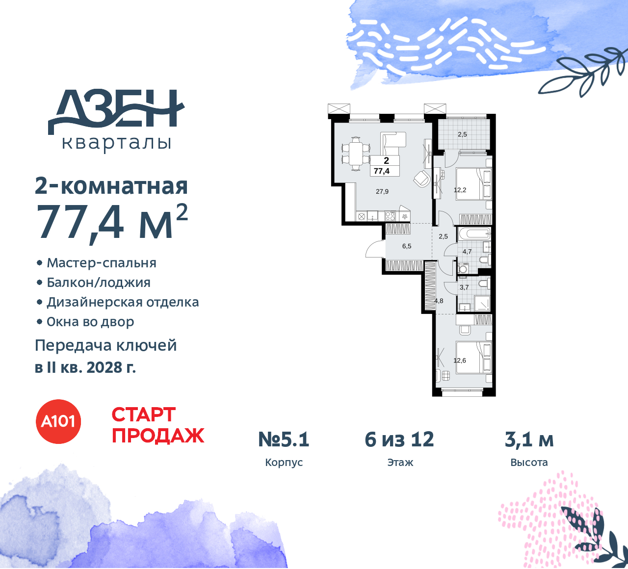 Объект по адресу Москва, Дзен-кварталы, 2.1 