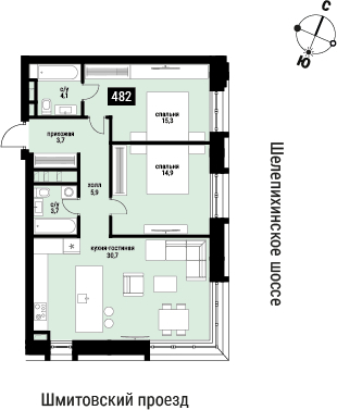 Объект по адресу Москва г, Шмитовский проезд, влд. 40