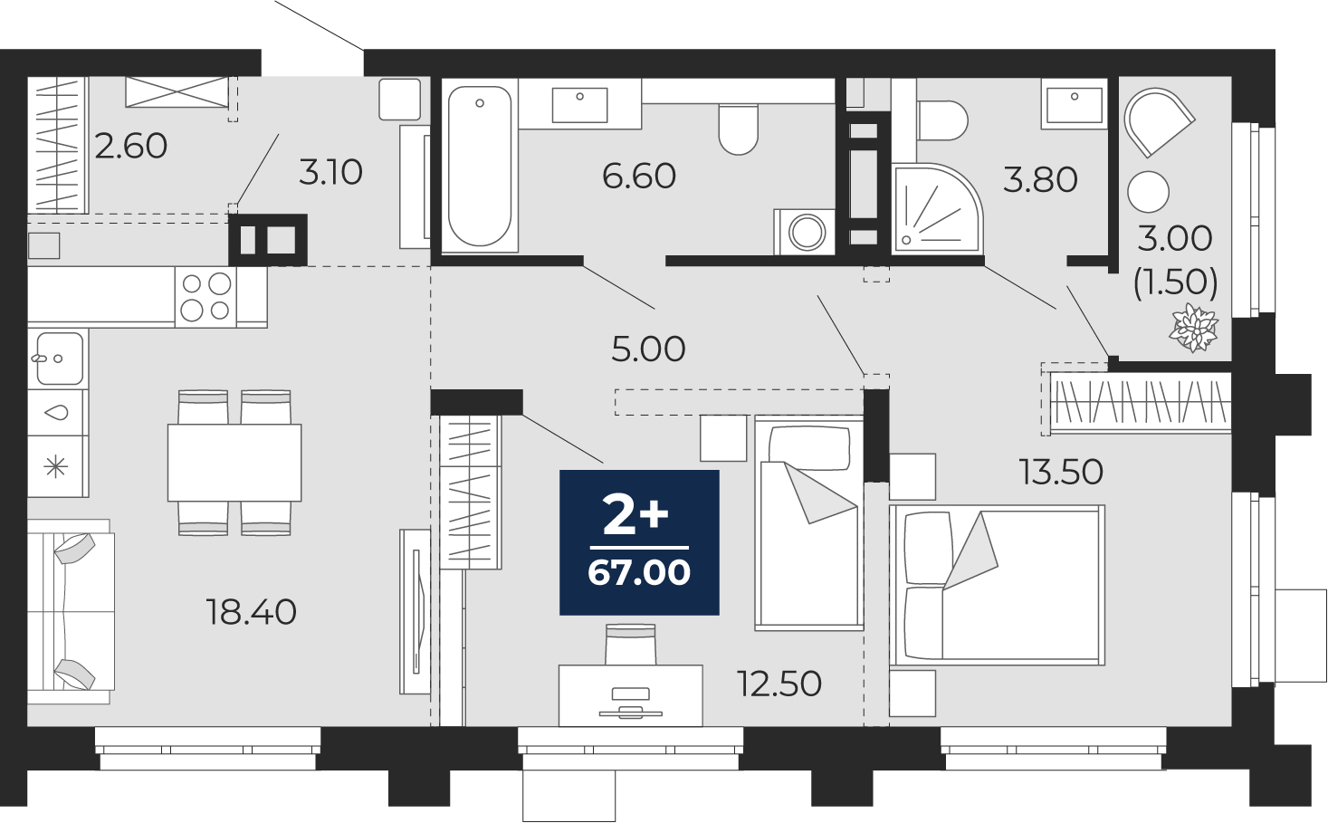 Объект по адресу Тюменская обл, Пожарных и спасателей ул, д. 5