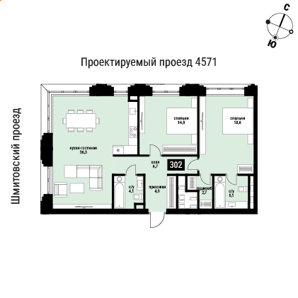 Объект по адресу Москва г, Шмитовский проезд, влд. 40