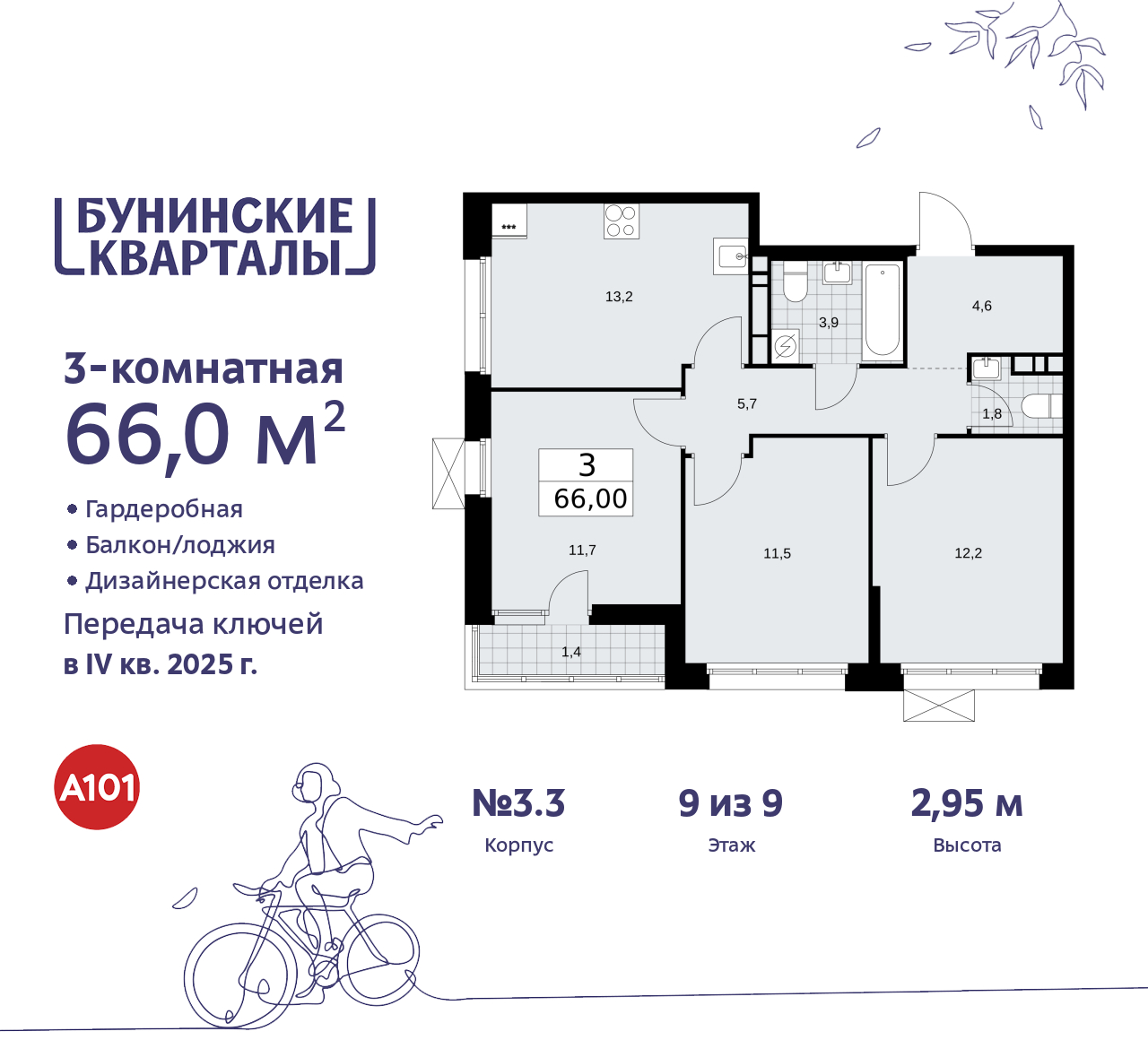 Объект по адресу Москва г, Сосенское п, Куприна пр-кт, д. 2