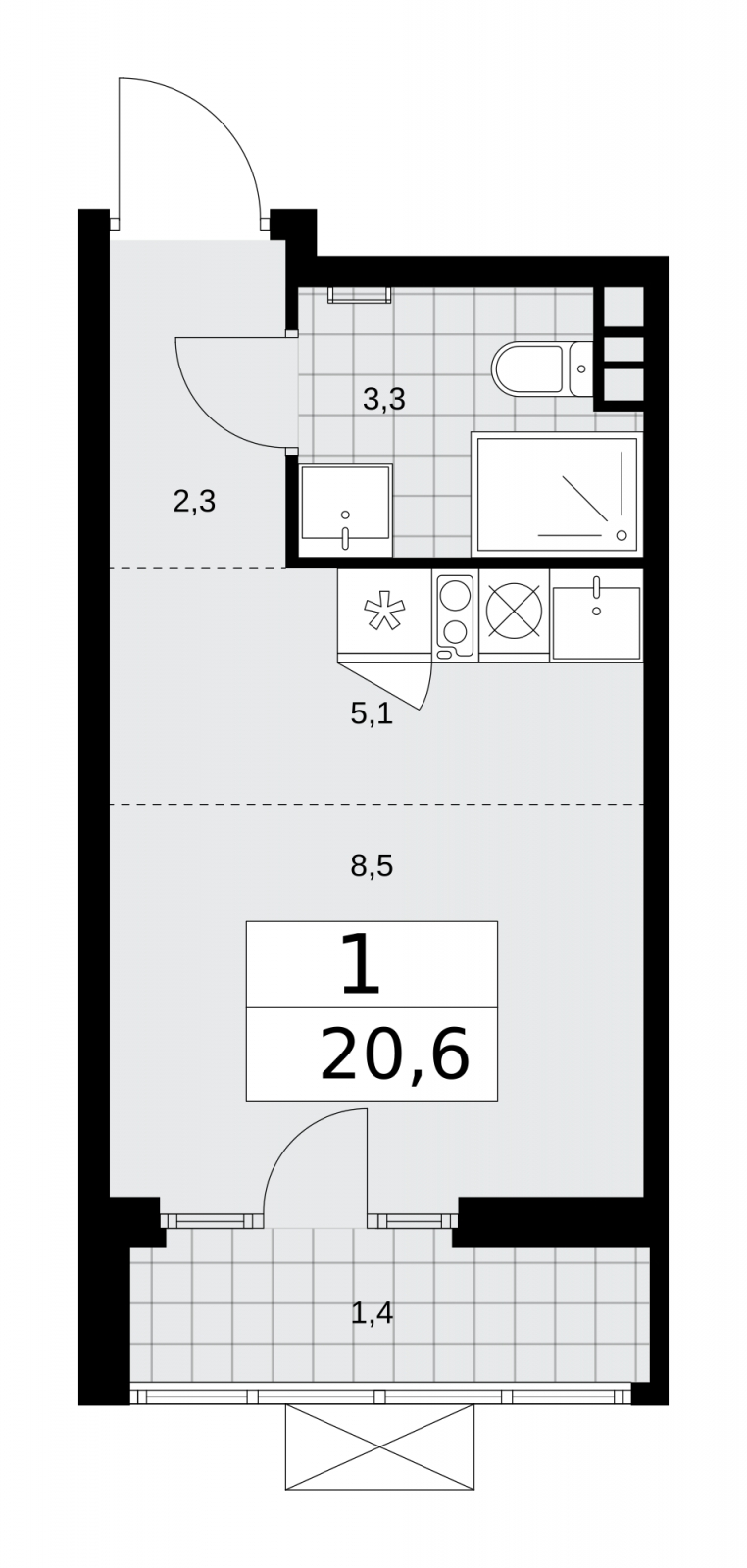 Объект по адресу Москва г, Десеновское п, Мостовая ул, д. 5