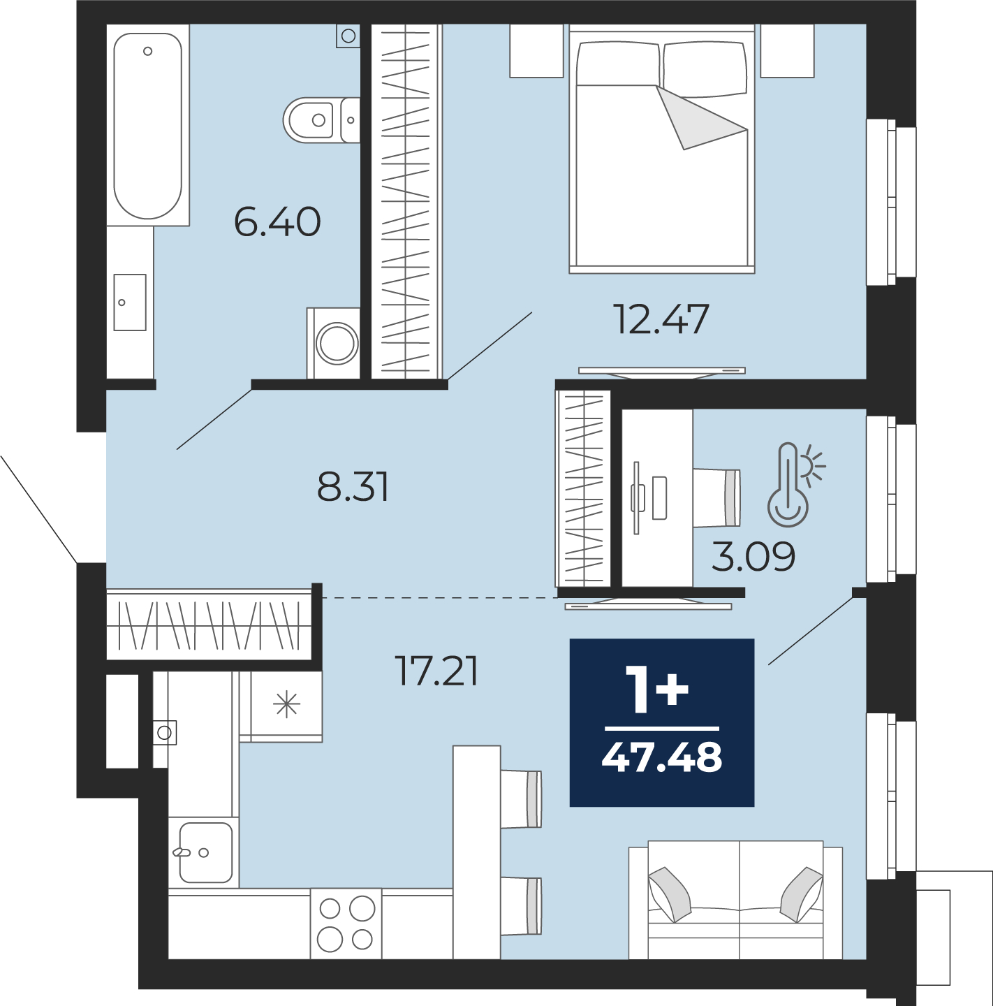 Объект по адресу Тюменская обл, Пожарных и спасателей ул, д. 5