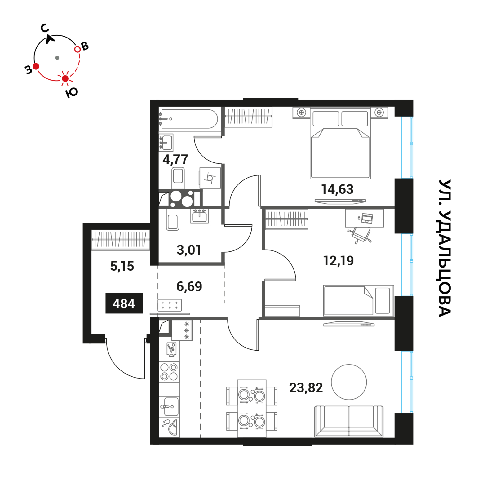 Объект по адресу Москва г, Мичуринский пр-кт, влд. 45