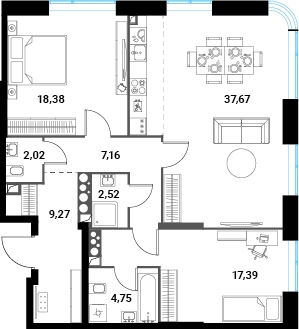 Объект по адресу Москва г, Мичуринский пр-кт, влд. 45