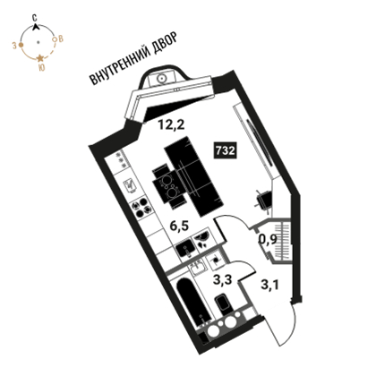 Объект по адресу Москва г, Семеновская наб, соор. 3