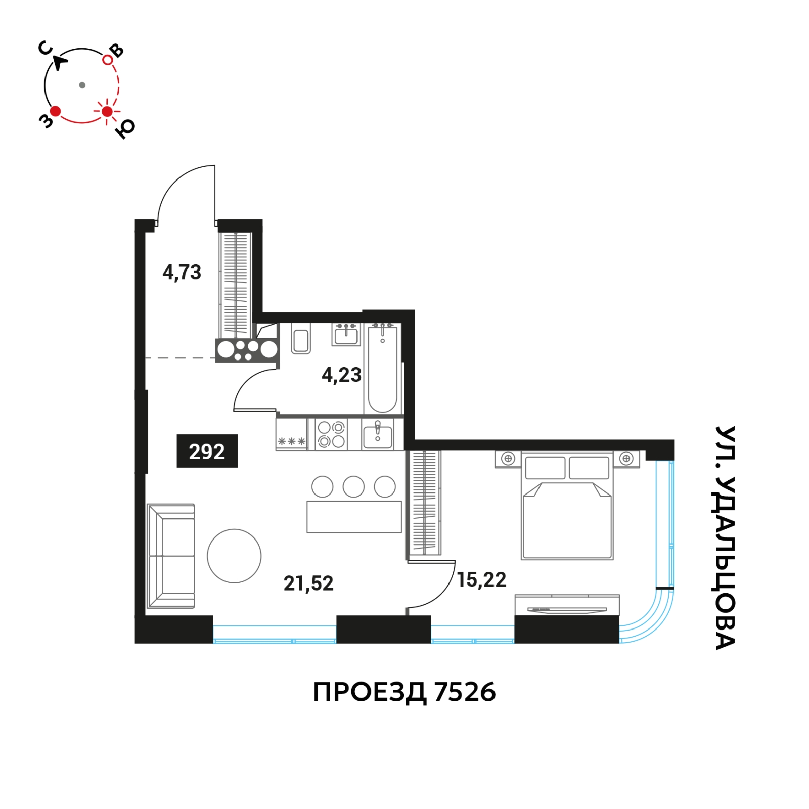 Объект по адресу Москва г, Мичуринский пр-кт, влд. 45
