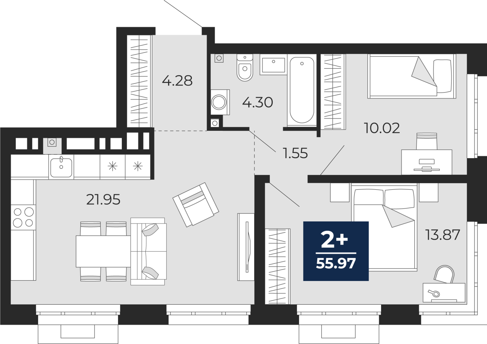 Объект по адресу Тюменская обл, Пожарных и спасателей ул, д. 5