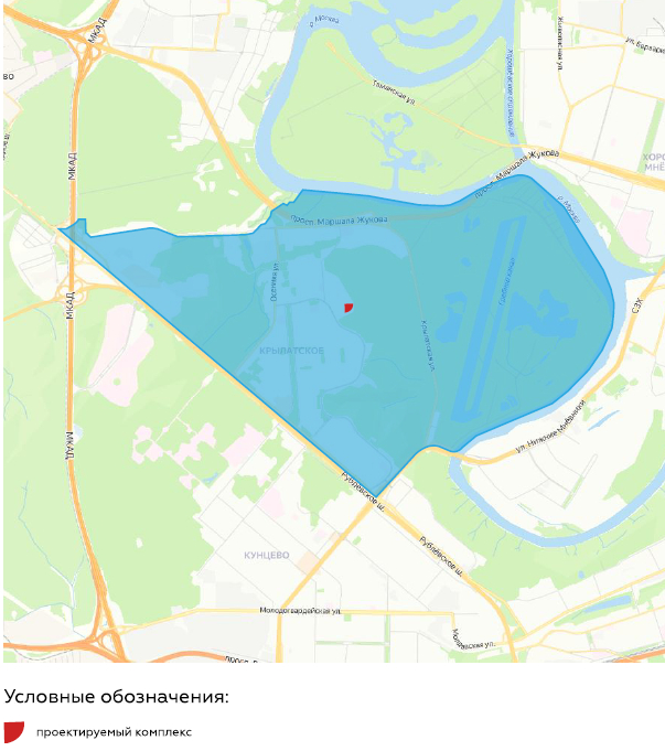 Объект по адресу Москва, Крылатские Холмы, 1 