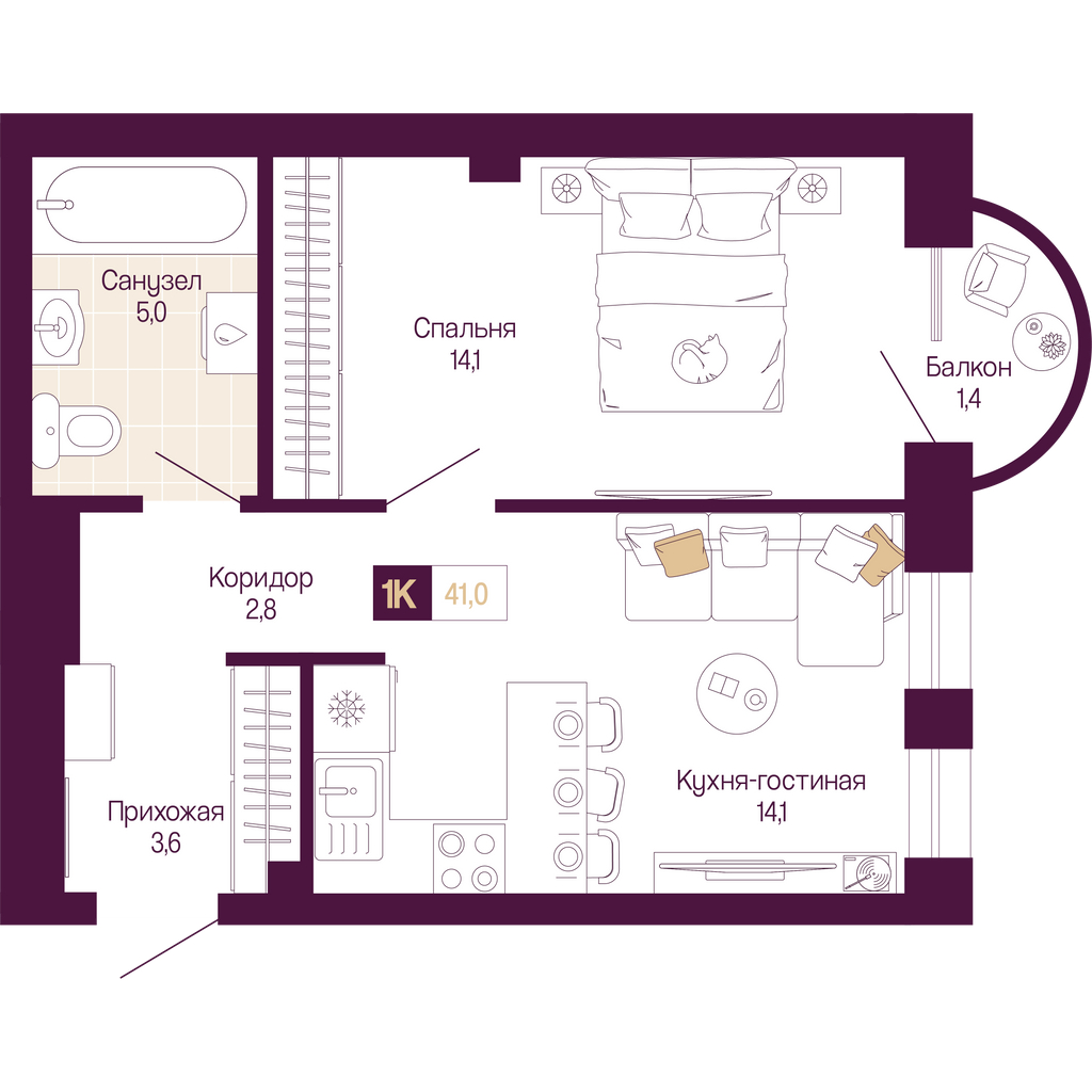 Фото квартиры по адресу Нижегородская обл, Тургенева ул, д. 29