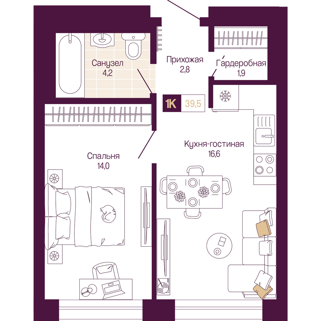 Фото квартиры по адресу Нижегородская обл, Тургенева ул, д. 29