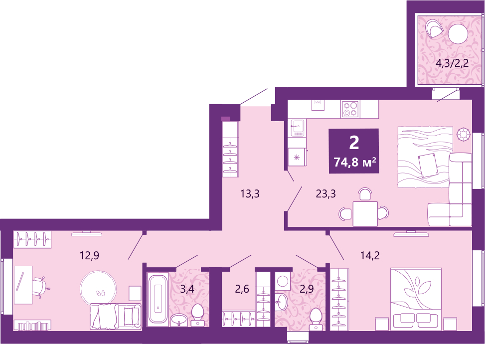 Объект по адресу Калининградская обл, Ленинградский р-н, Ключевая ул, д. 27В