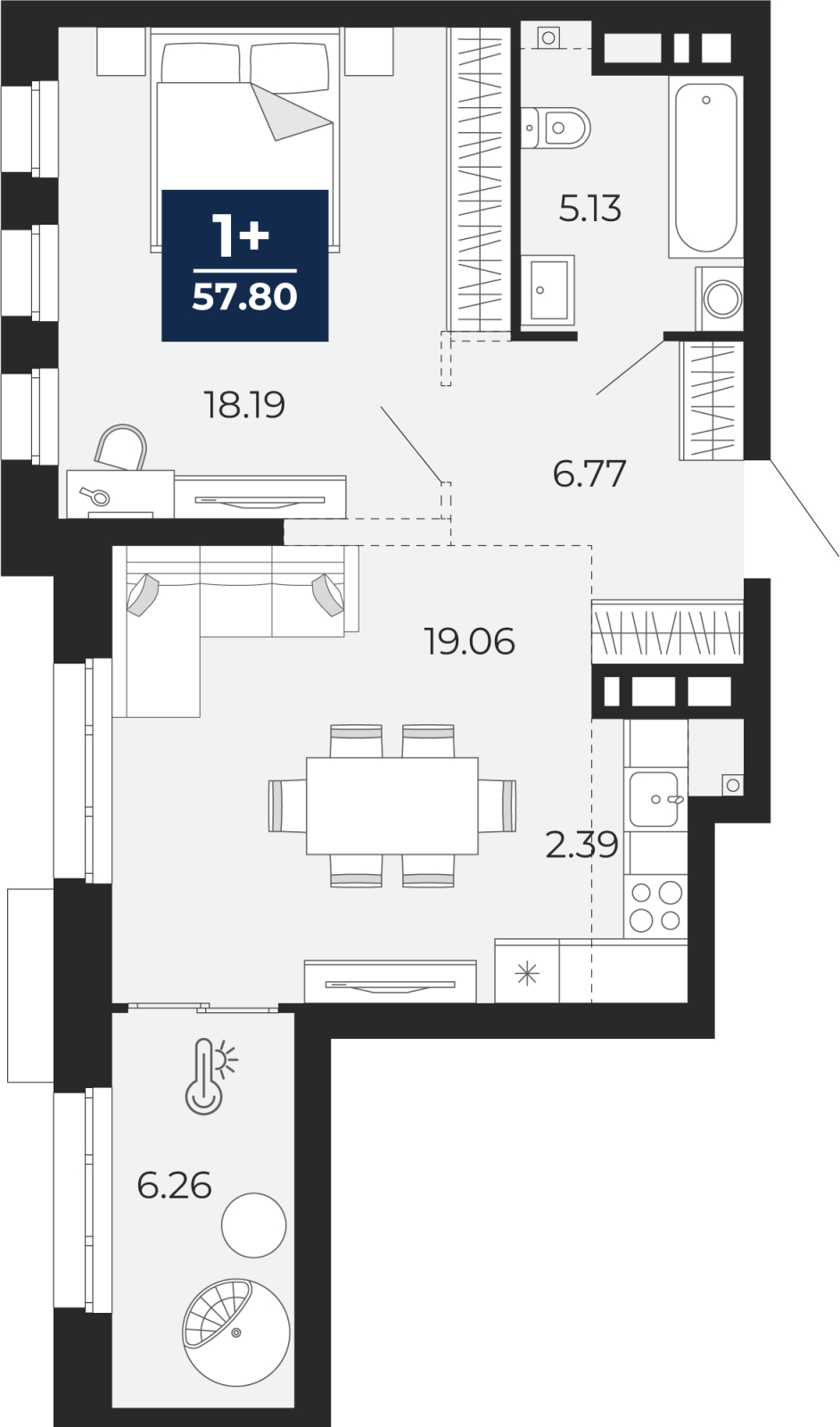 Объект по адресу Тюменская обл, Пожарных и спасателей ул, д. 5