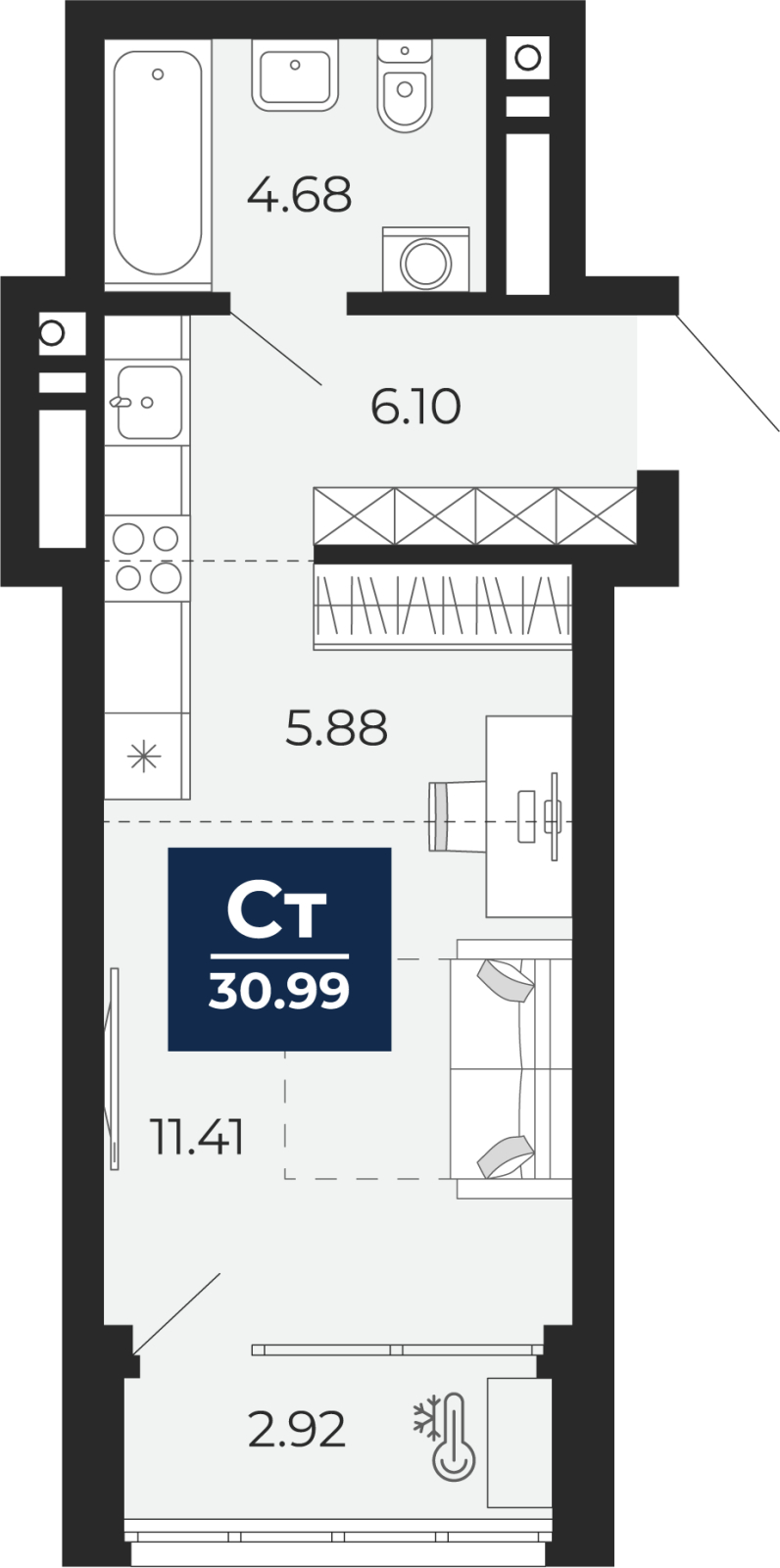 Объект по адресу Москва, Гризодубовой, 42 