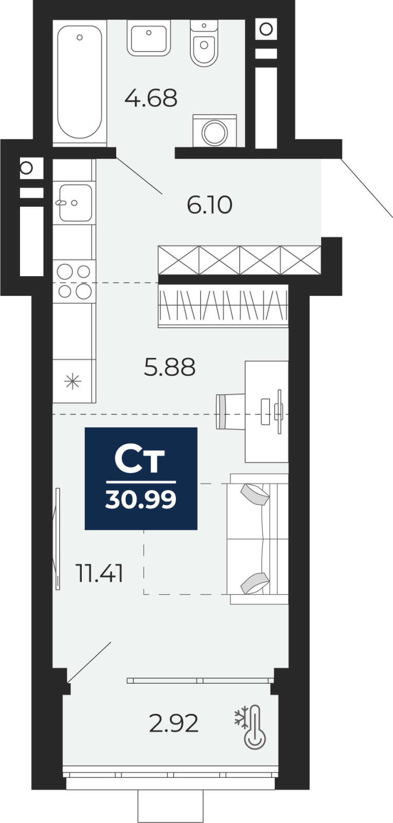 Объект по адресу Москва, Гризодубовой, 42 