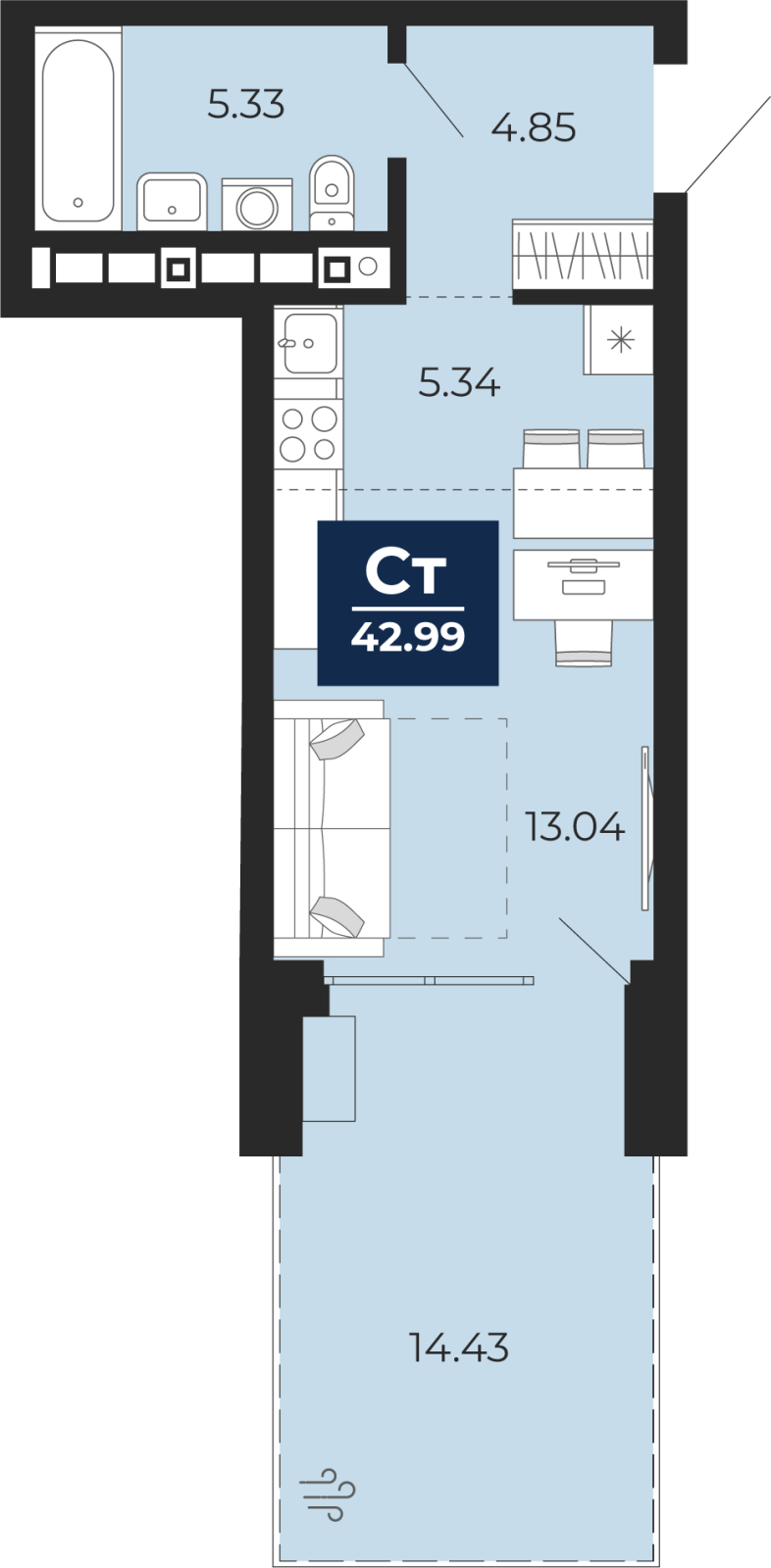 Объект по адресу Москва, Гризодубовой, 42 