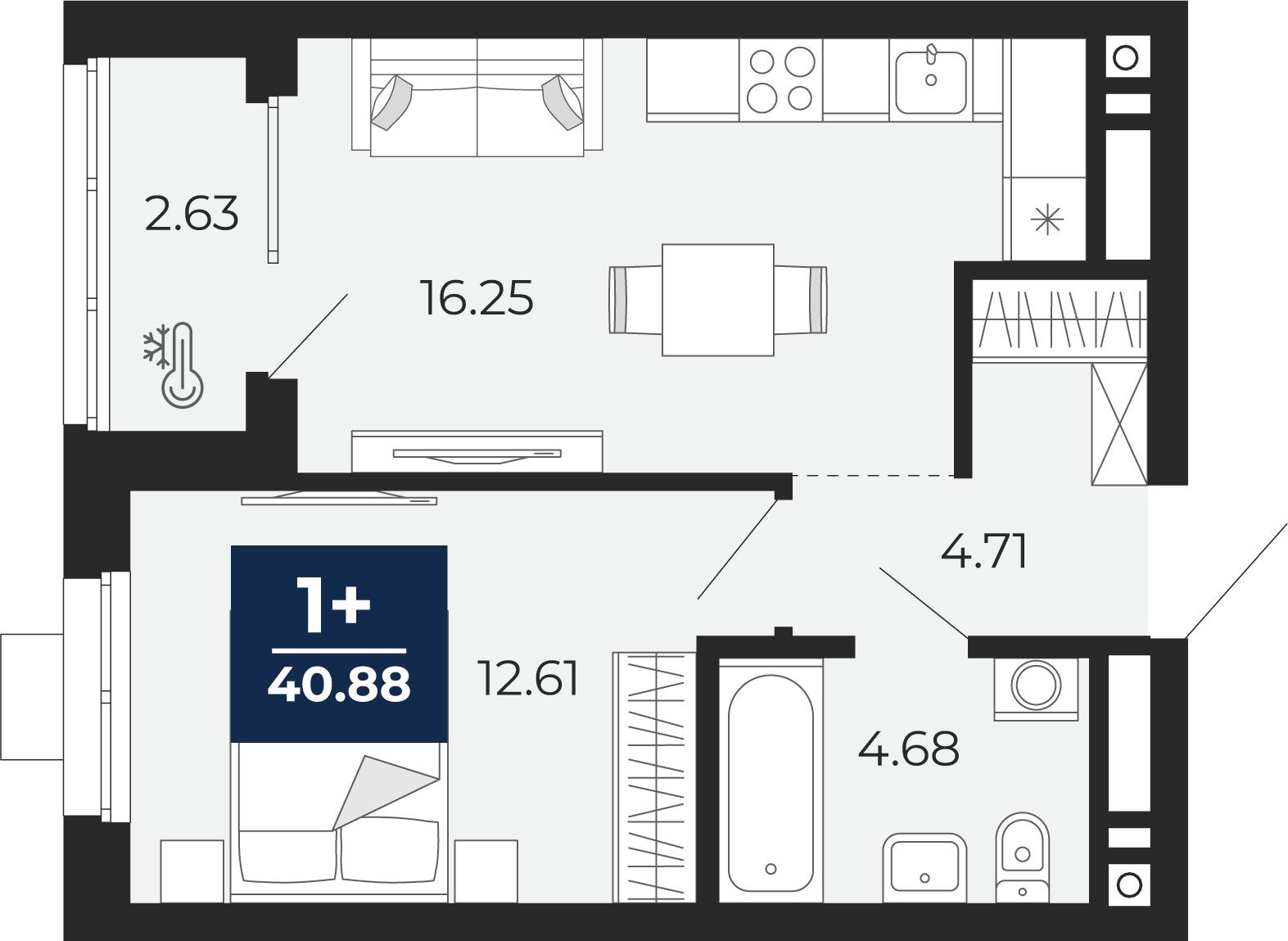 Объект по адресу Москва, Гризодубовой, 42 