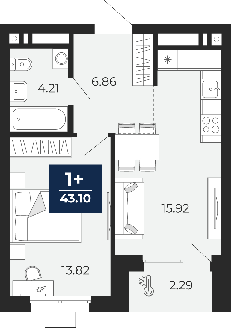 Объект по адресу Москва, Гризодубовой, 42 