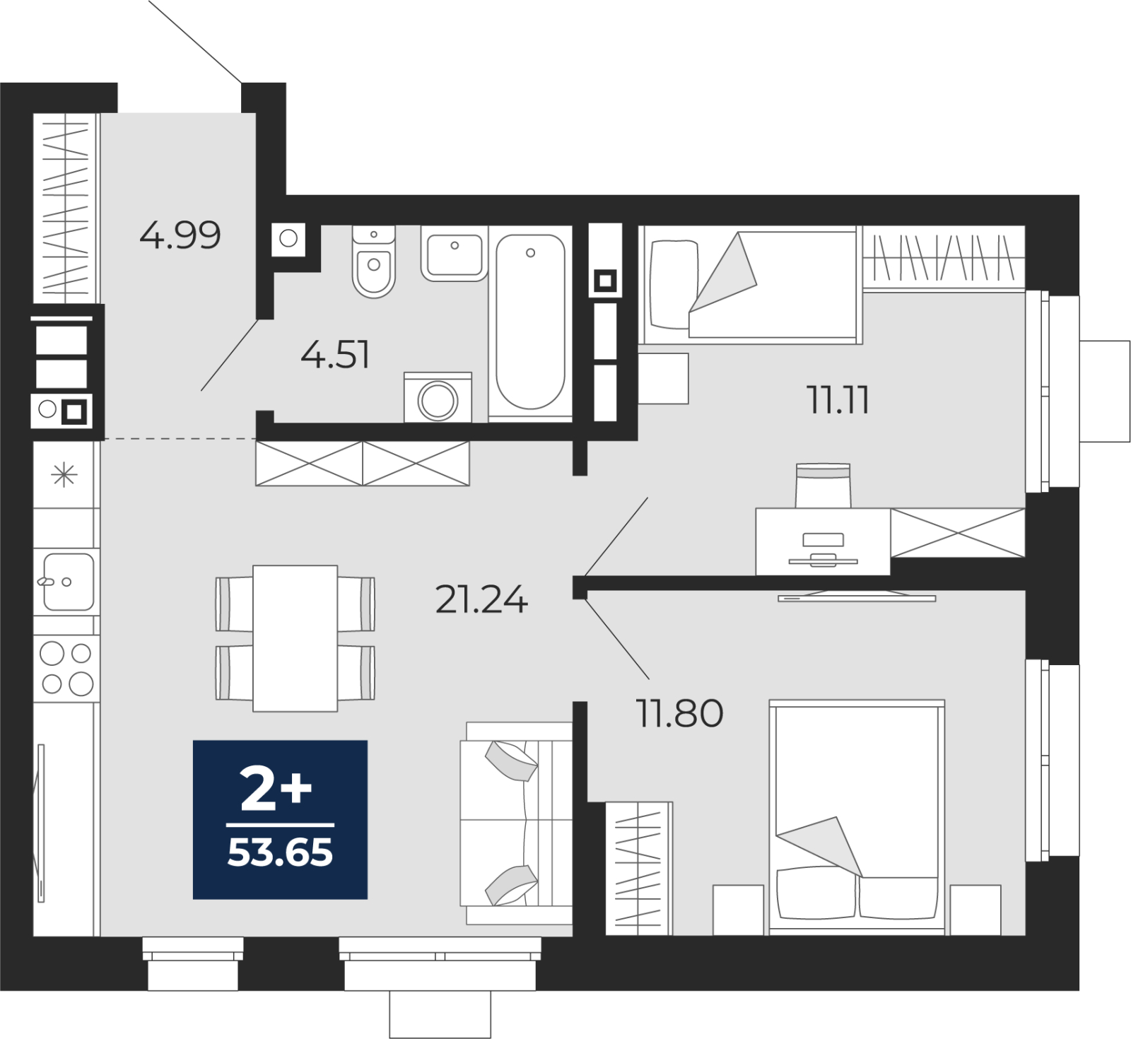 Объект по адресу Москва, Гризодубовой, 42 