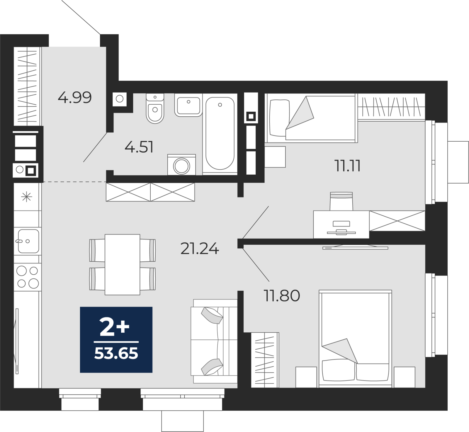 Объект по адресу Москва, Гризодубовой, 42 