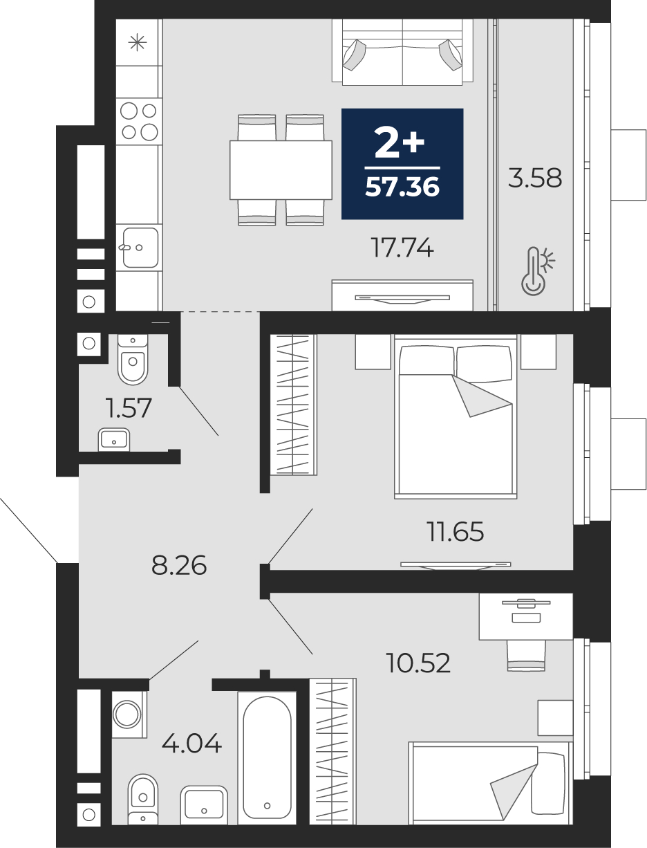 Объект по адресу Москва, Гризодубовой, 42 