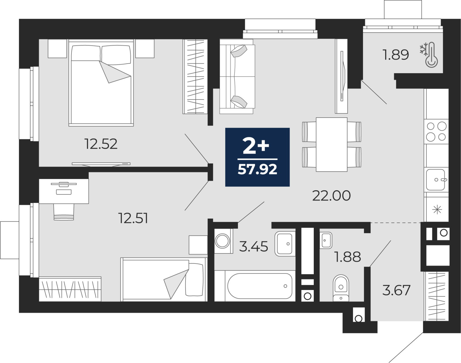 Объект по адресу Москва, Гризодубовой, 42 