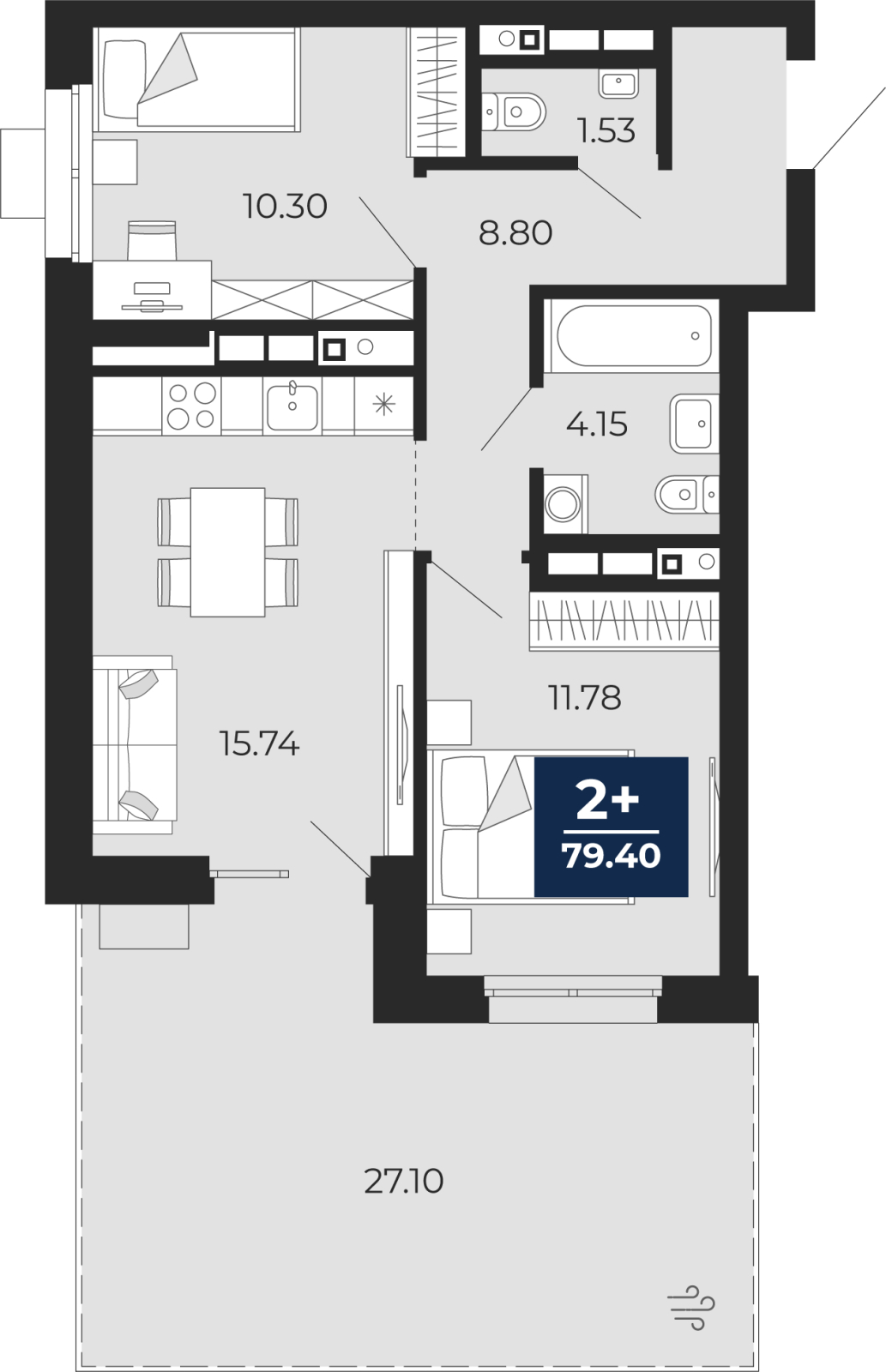 Объект по адресу Москва, Гризодубовой, 42 