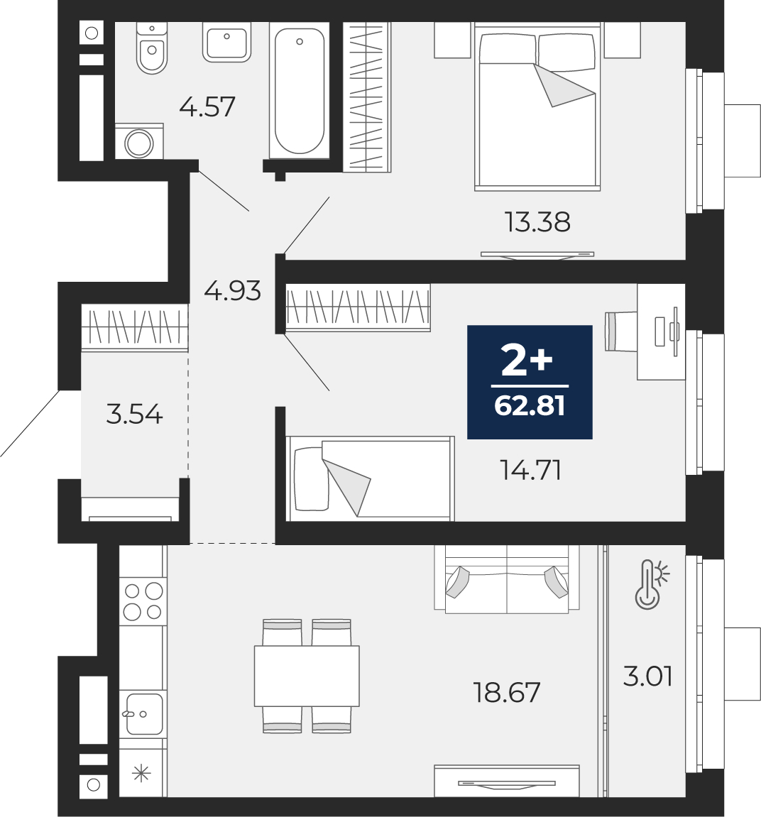 Объект по адресу Москва, Гризодубовой, 42 