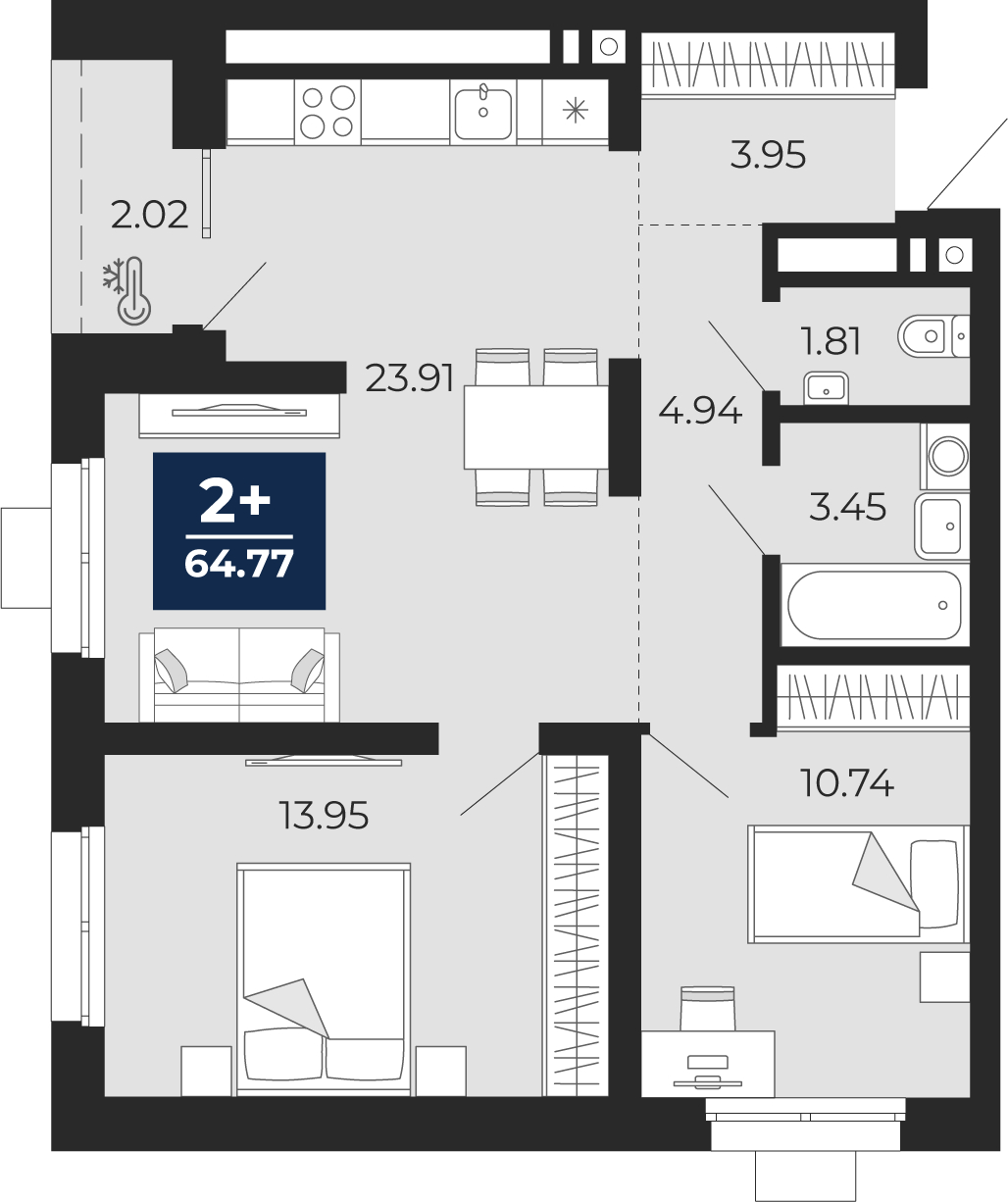 Объект по адресу Москва, Гризодубовой, 42 
