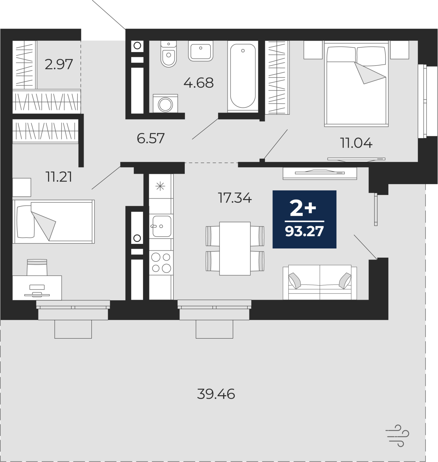 Объект по адресу Москва, Гризодубовой, 42 