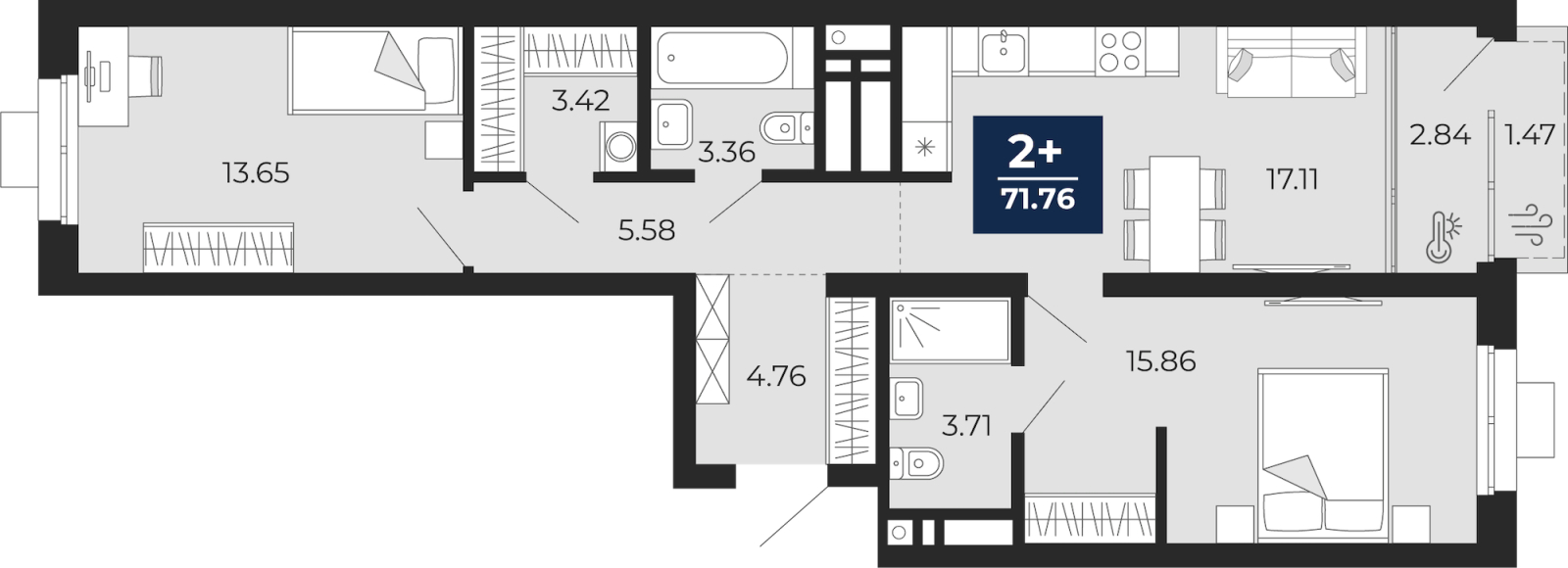 Объект по адресу Москва, Гризодубовой, 42 