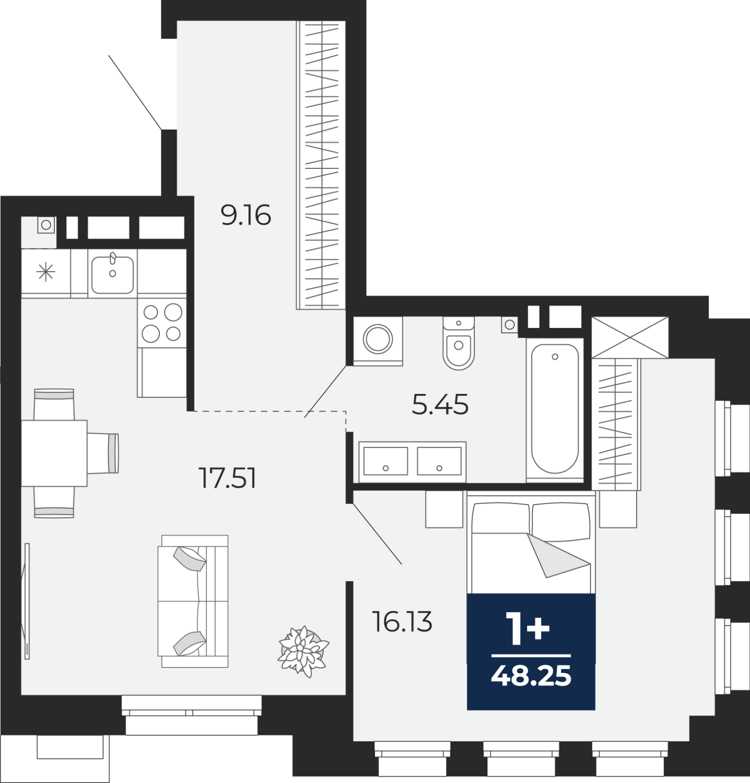 Объект по адресу Тюменская обл, Пожарных и спасателей ул, д. 5