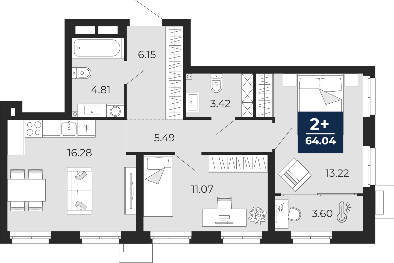 Объект по адресу Тюменская обл, Пожарных и спасателей ул, д. 5