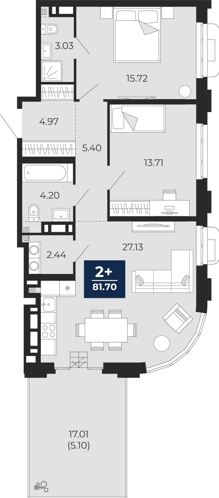 Объект по адресу Тюменская обл, Пожарных и спасателей ул, д. 5