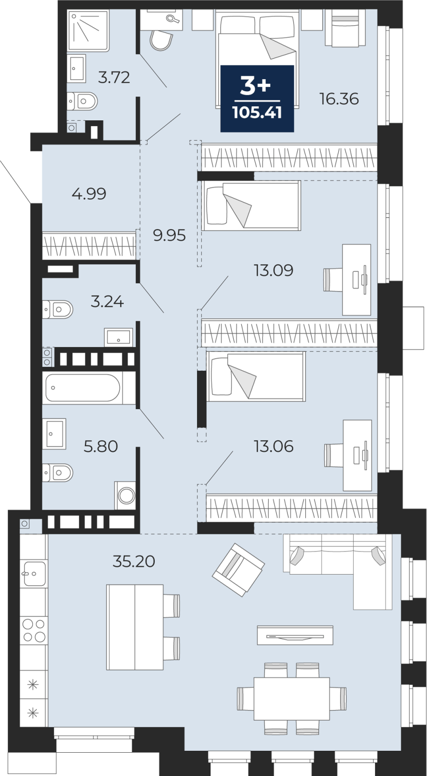 Объект по адресу Тюменская обл, Пожарных и спасателей ул, д. 5