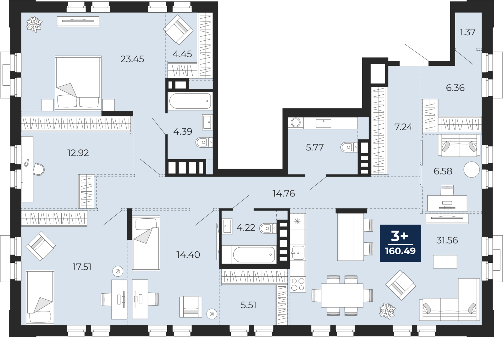 Объект по адресу Тюменская обл, Пожарных и спасателей ул, д. 5