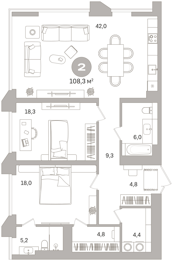 Объект по адресу Москва, Гоголя, 21 