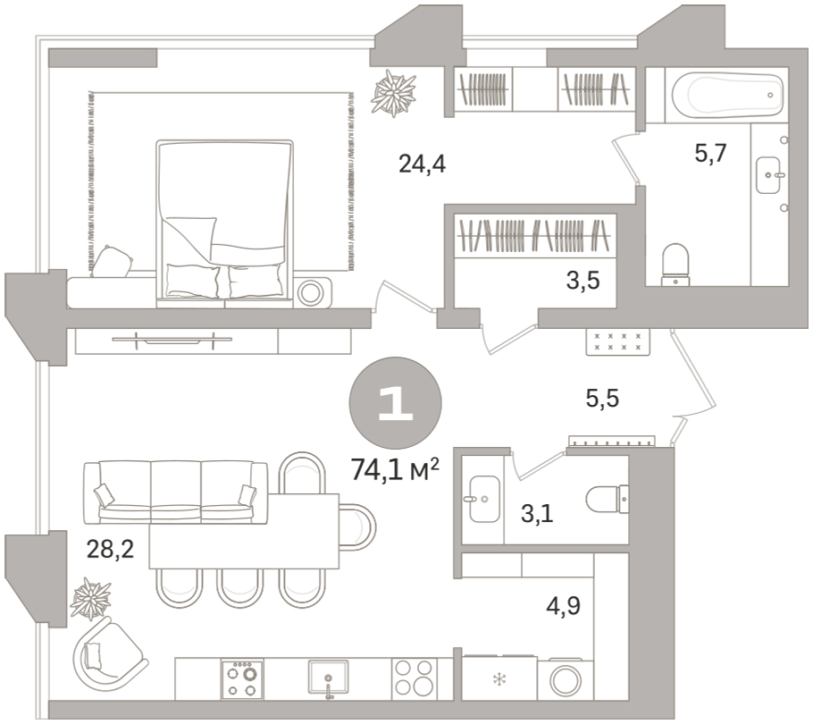 Объект по адресу Москва, Гоголя, 21 