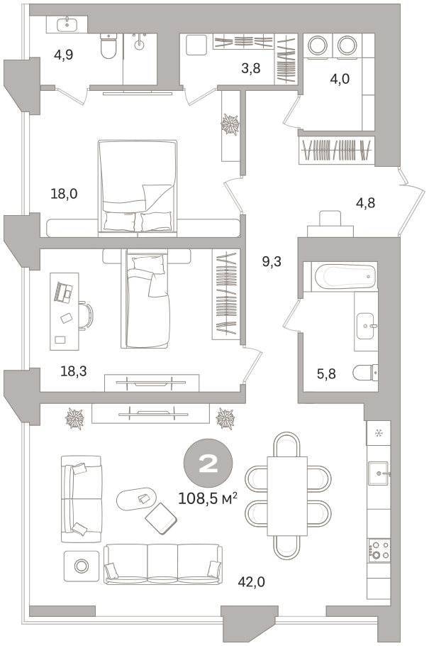 Объект по адресу Москва, Гоголя, 21 