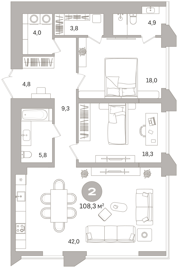 Объект по адресу Москва, Гоголя, 21 