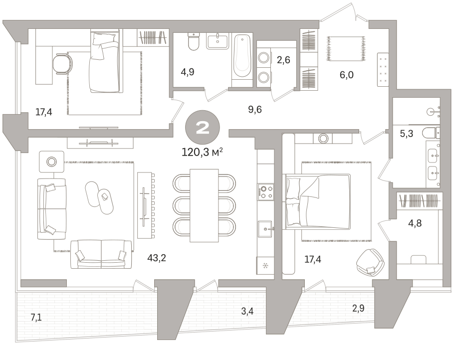Объект по адресу Москва, Гоголя, 21 