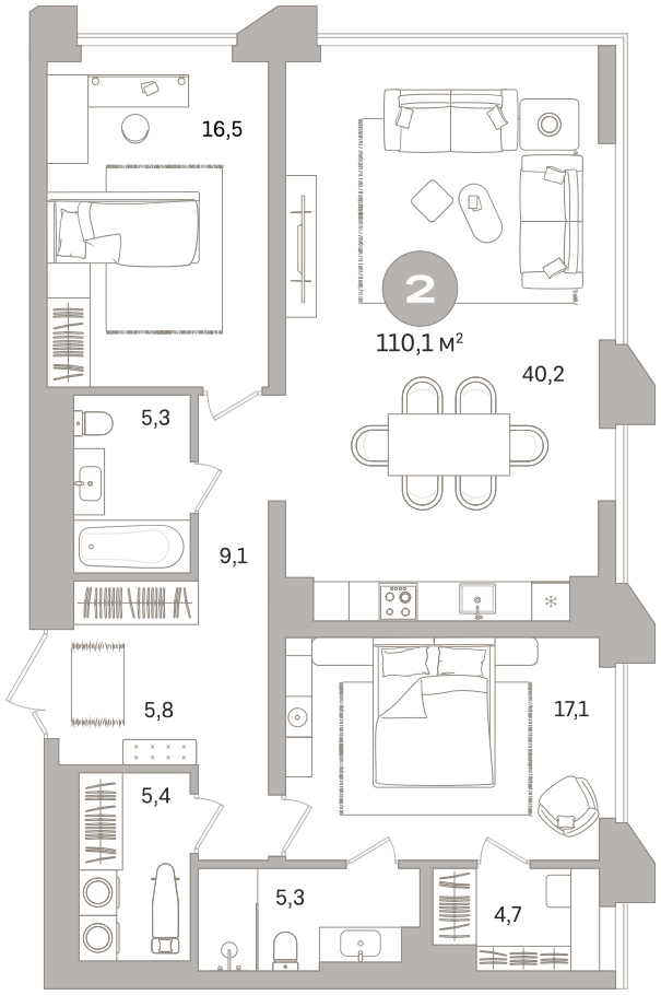 Объект по адресу Москва, Гоголя, 21 