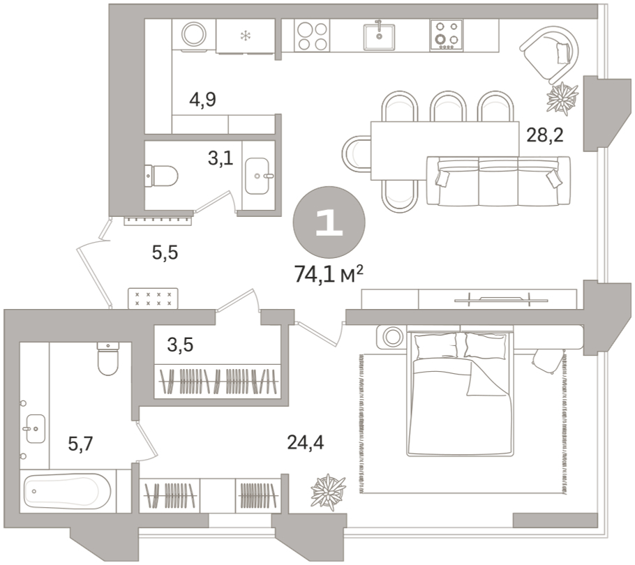 Объект по адресу Москва, Гоголя, 21 