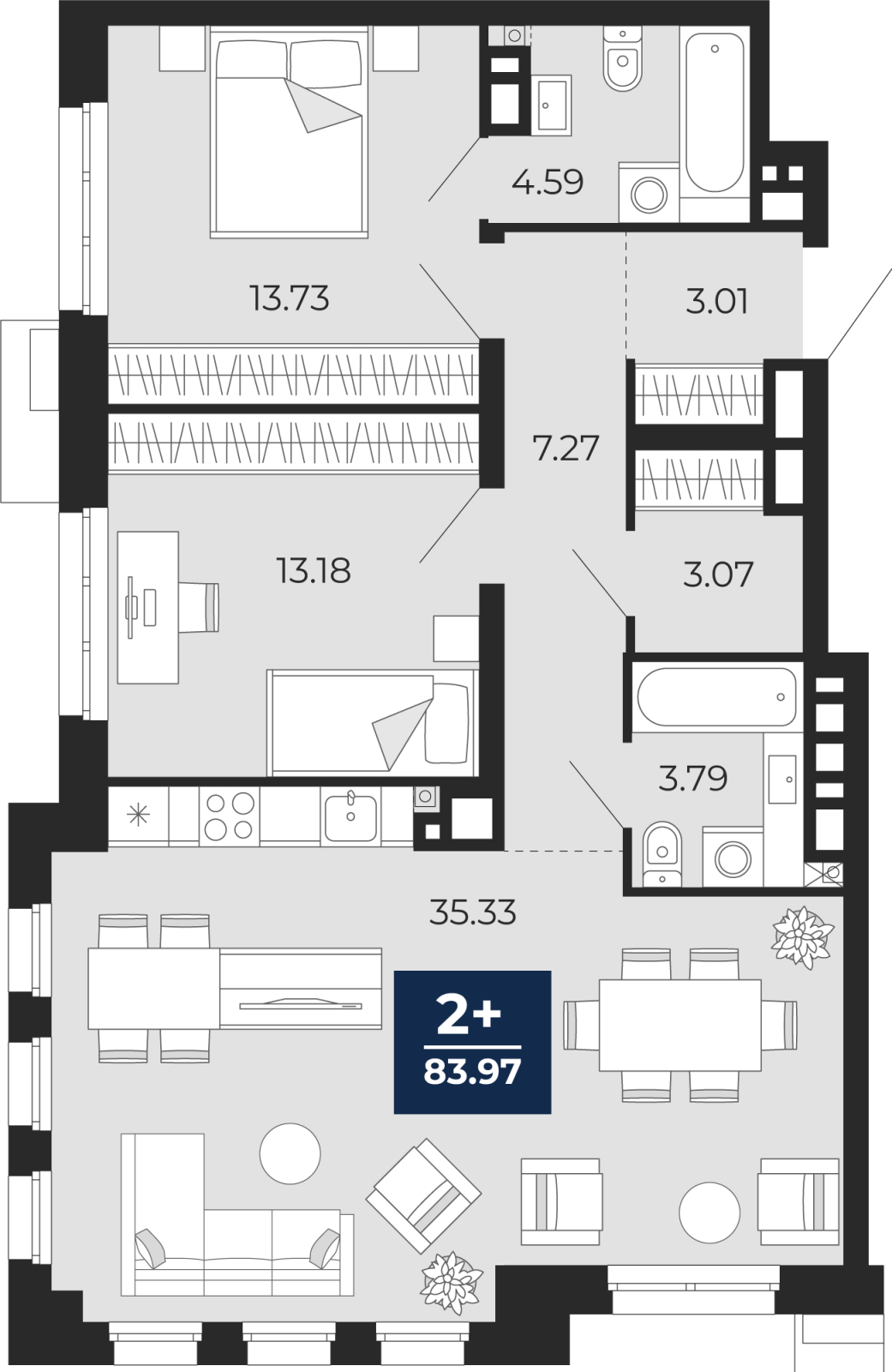 Объект по адресу Тюменская обл, Пожарных и спасателей ул, д. 5